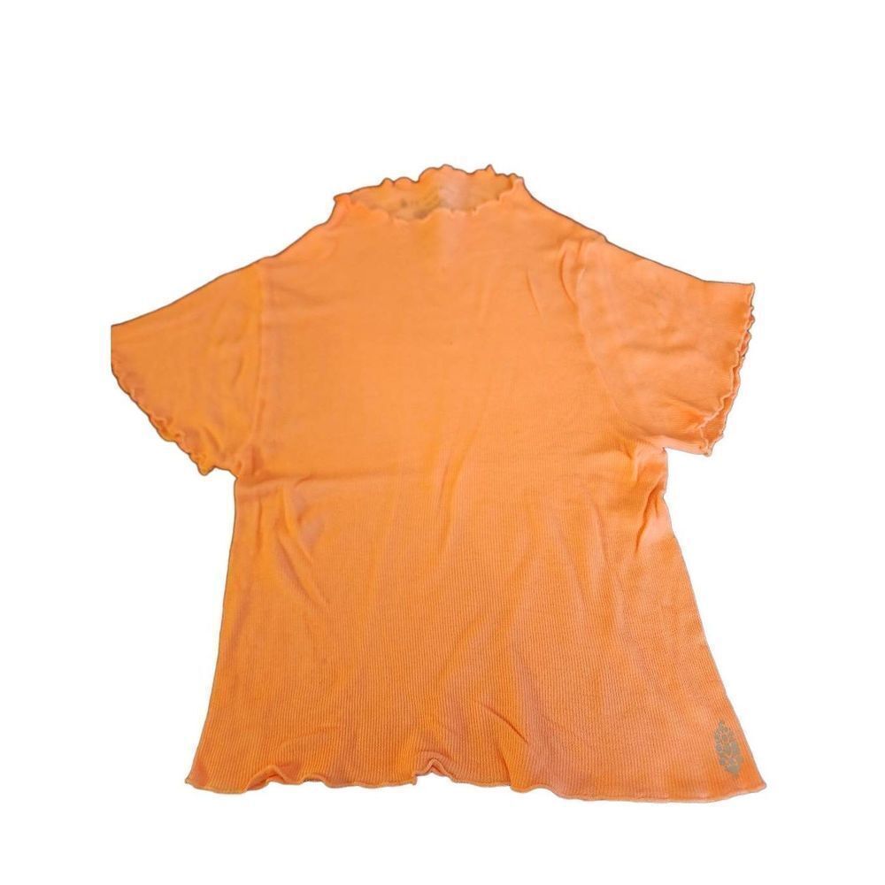 Free People FP Movement NWOT Madeline Funnel Baby tee size xs creamsicle orange - Picture 4 of 9